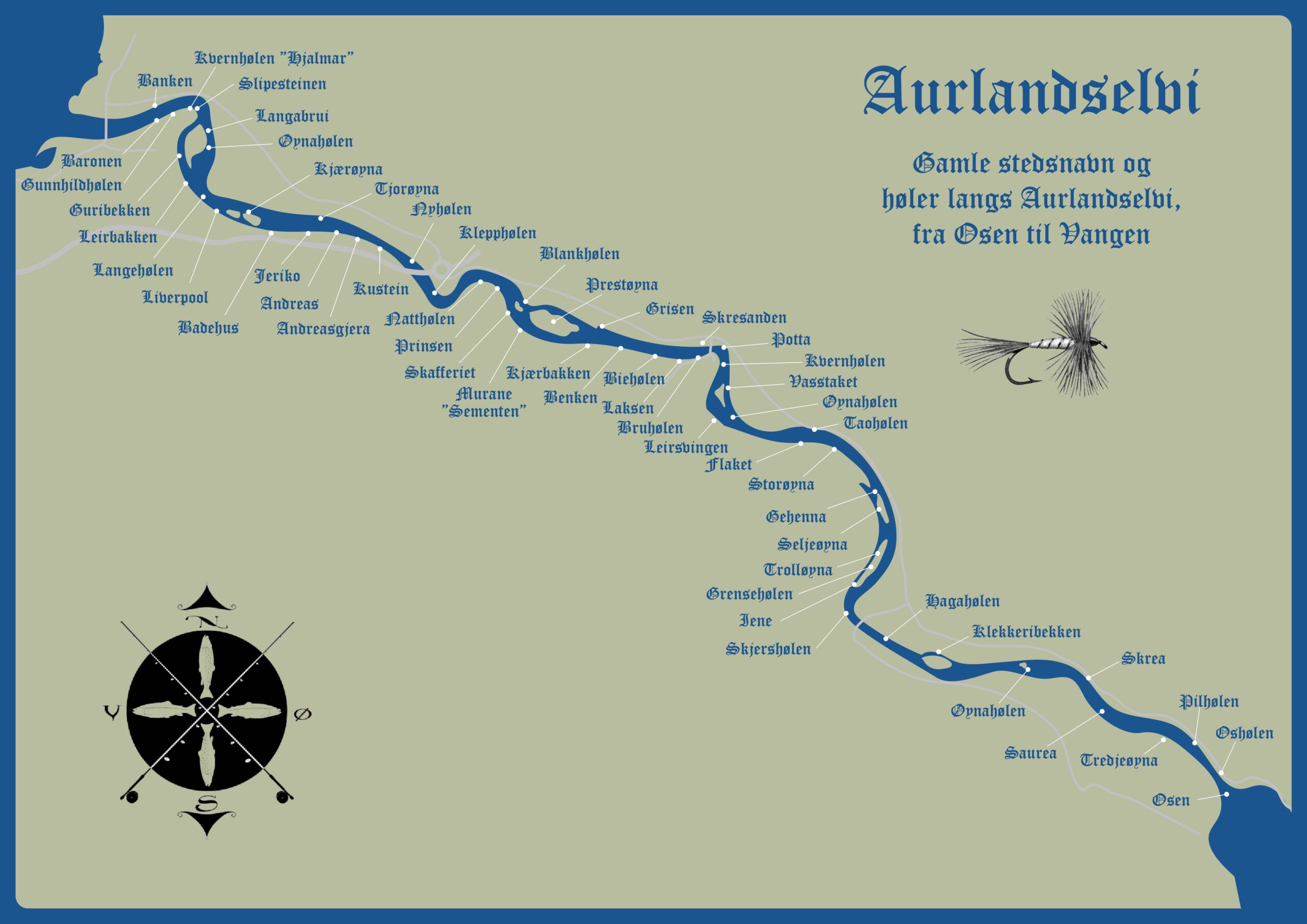 Karta Aurlandselvi